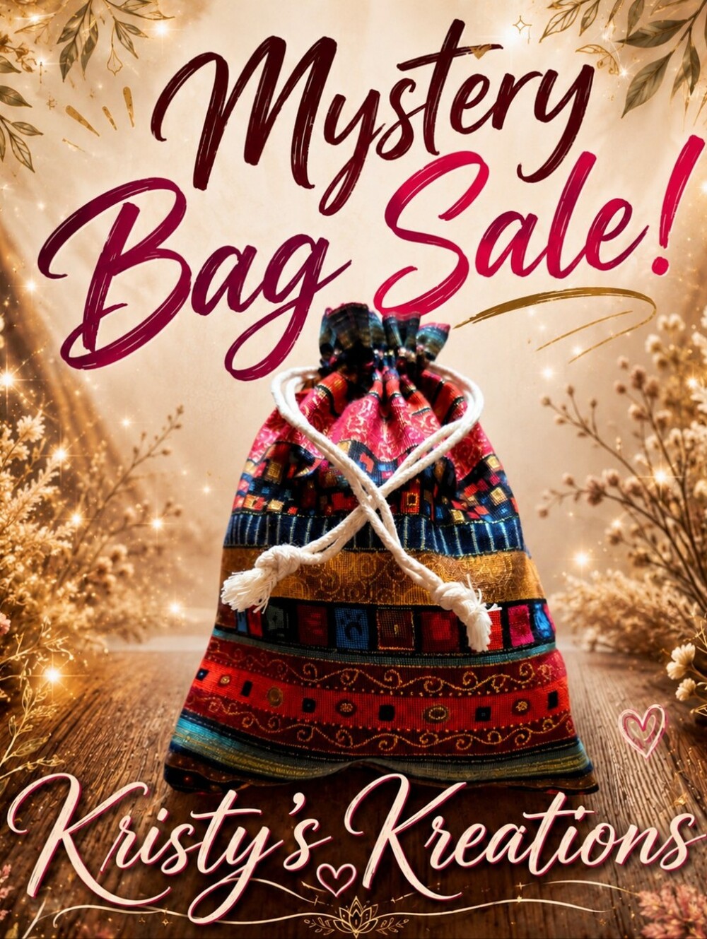 ✨ Mystery Bag Sale ✨A little bundle of surprise is waiting for you! 🎁💖